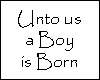 Unto Us a Boy Is Born